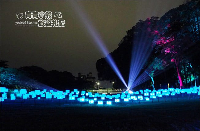 嘉義新景點》北香湖公園~光織影舞如夢似幻全台最大光影藝術展．嘉義必賞光影藝術展 @青青小熊＊旅遊札記