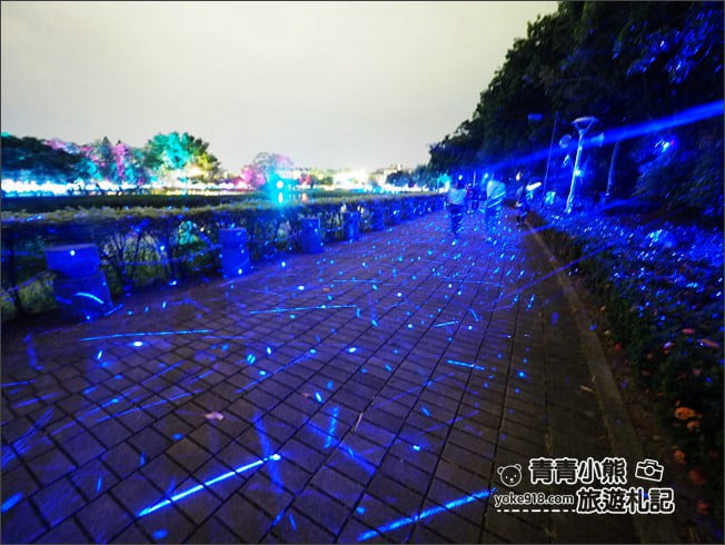 嘉義新景點》北香湖公園~光織影舞如夢似幻全台最大光影藝術展．嘉義必賞光影藝術展 @青青小熊＊旅遊札記