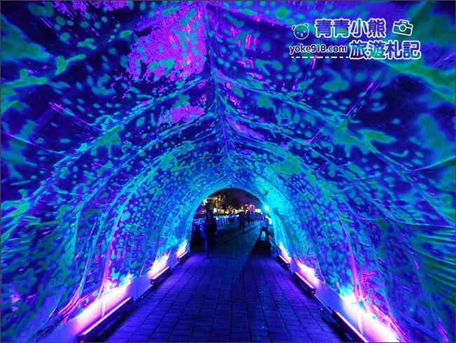 嘉義新景點》北香湖公園~光織影舞如夢似幻全台最大光影藝術展．嘉義必賞光影藝術展 @青青小熊＊旅遊札記