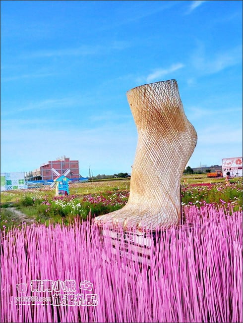 台中景點》龍井花海．2020花現龍井~來賞花，找可愛的西瓜先生拍照去 @青青小熊＊旅遊札記