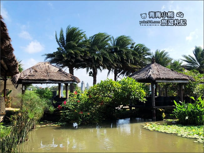 桃園景點》新屋莫內咖啡．南洋風景觀餐廳/約會推薦~一起來感受濃濃異國風 @青青小熊＊旅遊札記