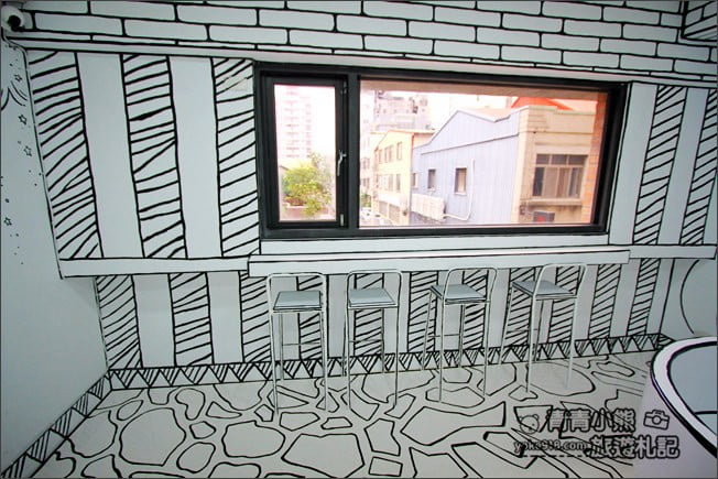 台中新景點》2D cafe．最夯的復古2D風潮，約會拍照~融入童趣風場景裡 @青青小熊＊旅遊札記