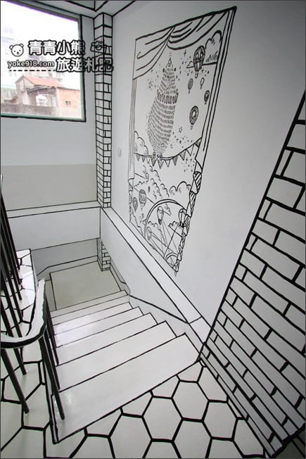 台中新景點》2D cafe．最夯的復古2D風潮，約會拍照~融入童趣風場景裡 @青青小熊＊旅遊札記