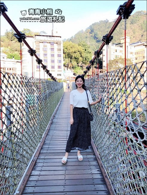 台中景點》明治溫泉老街&谷關吊橋~走訪溫泉鄉，漫步日式溫泉街 @青青小熊＊旅遊札記
