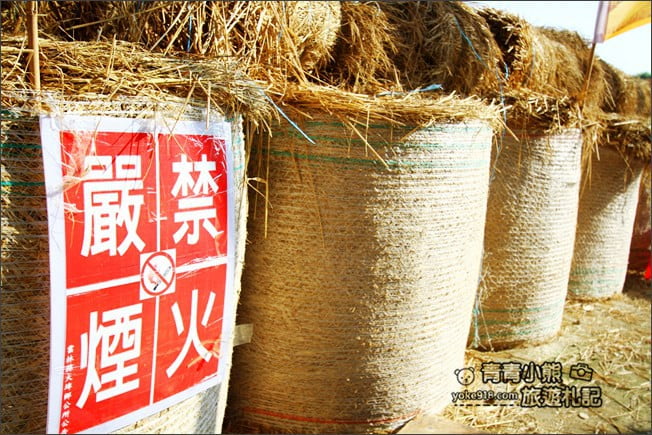 雲林》2020大埤稻草文化藝術季．稻草迷宮、可愛裝置藝術~雲林拍照新亮點 @青青小熊＊旅遊札記