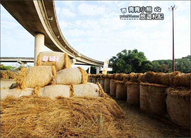 雲林》2020大埤稻草文化藝術季．稻草迷宮、可愛裝置藝術~雲林拍照新亮點 @青青小熊＊旅遊札記