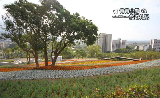 台北景點》北投三層崎公園．台北美麗的彩虹花田登場 @青青小熊＊旅遊札記