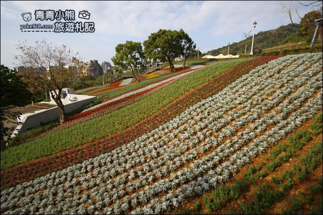 台北景點》北投三層崎公園．台北美麗的彩虹花田登場 @青青小熊＊旅遊札記