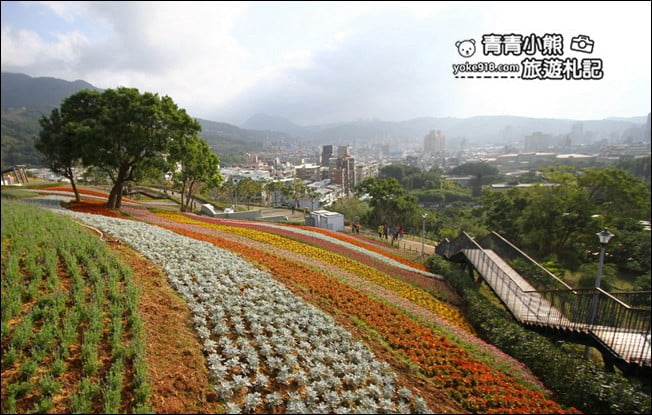 台北景點》北投三層崎公園.台北美麗的彩虹花田登場 @青青小熊*旅遊札記 台北景點》北投三層崎公園.台北美麗的彩虹花田登場 @青青小熊*旅遊札記