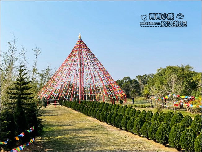 苗栗景點》台灣桑耶寺．苗栗後龍充滿西藏風味的五彩桑耶寺~IG打卡熱點 @青青小熊＊旅遊札記