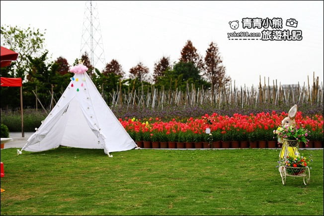 彰化新景點》社頭之美園藝．銅版價親子景點，賞花、遊戲區，一次玩 @青青小熊＊旅遊札記