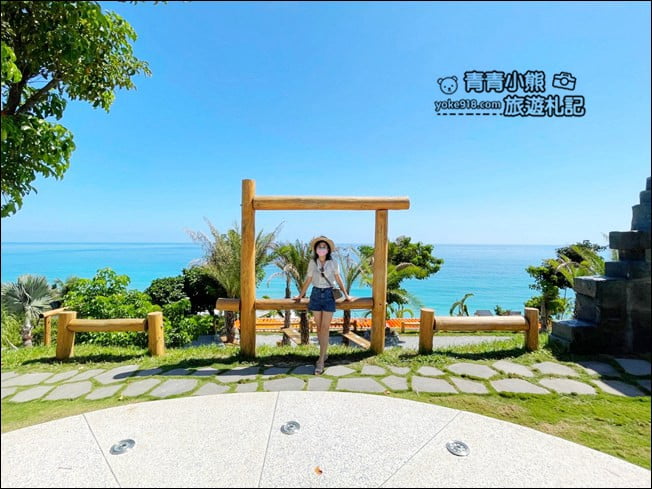 花蓮景點》海崖谷絕美海景咖啡廳．情侶約會必去，一起悠閒放鬆看海去 @青青小熊＊旅遊札記