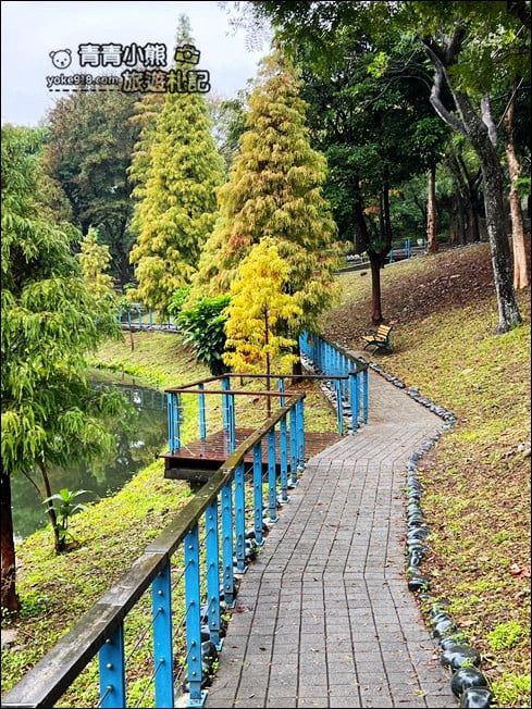 桃園景點》長庚養生村.落羽松湖畔散步去~水上平台木棧道好迷人 @青青小熊*旅遊札記 桃園景點》長庚養生村.落羽松湖畔散步去~水上平台木棧道好迷人 @青青小熊*旅遊札記