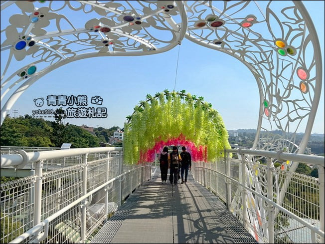 彰化》2022月影燈季新燈飾搶先看．最新拍照亮點~還有紫色瀑布花海走廊好吸睛 @青青小熊＊旅遊札記