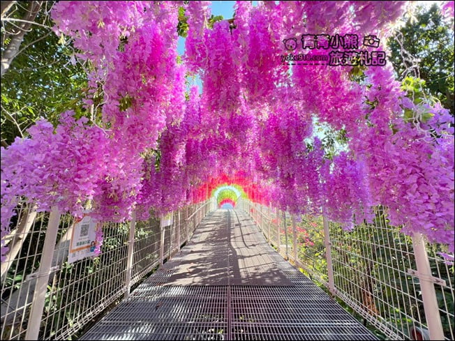 彰化》2022月影燈季新燈飾搶先看．最新拍照亮點~還有紫色瀑布花海走廊好吸睛 @青青小熊＊旅遊札記