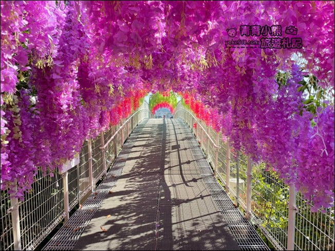 彰化》2022月影燈季新燈飾搶先看．最新拍照亮點~還有紫色瀑布花海走廊好吸睛 @青青小熊＊旅遊札記