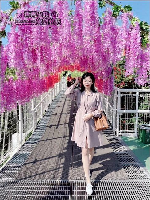 彰化》2022月影燈季新燈飾搶先看．最新拍照亮點~還有紫色瀑布花海走廊好吸睛 @青青小熊＊旅遊札記