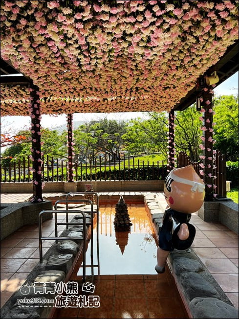 屏東車城景點》四重溪溫泉公園．裡面好可愛也好好拍~免費泡腳好舒服 @青青小熊＊旅遊札記