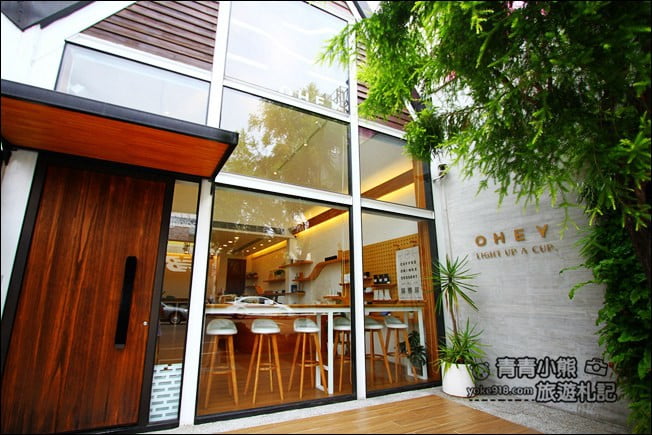 雲林景點》OHEY CAF&Eacute;．玻璃小木屋，斗六北歐質感下午茶推薦 @青青小熊＊旅遊札記