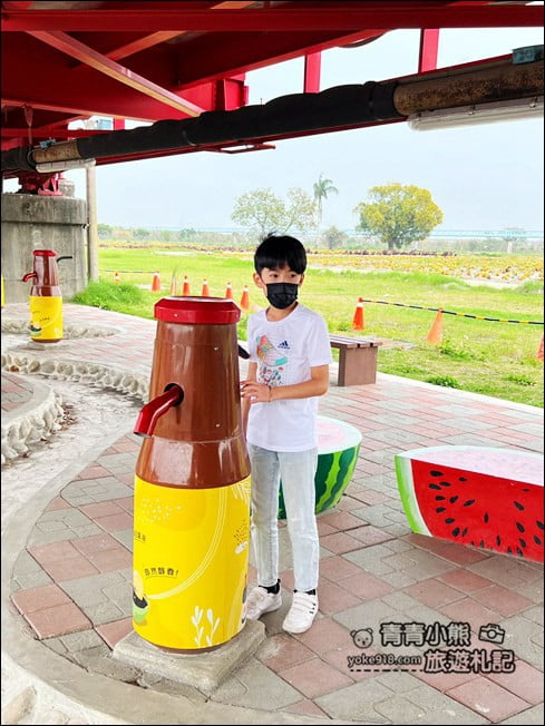 雲林景點》Q版媽祖、兒童遊戲區，雲林西螺大橋親子公園~還有最美的紅色大橋 @青青小熊＊旅遊札記