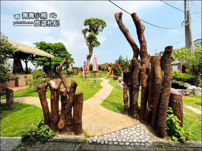 苗栗景點》綺緣樟腦精油觀光工場．甕牆，庭院好好拍~順遊景點推薦 @青青小熊＊旅遊札記