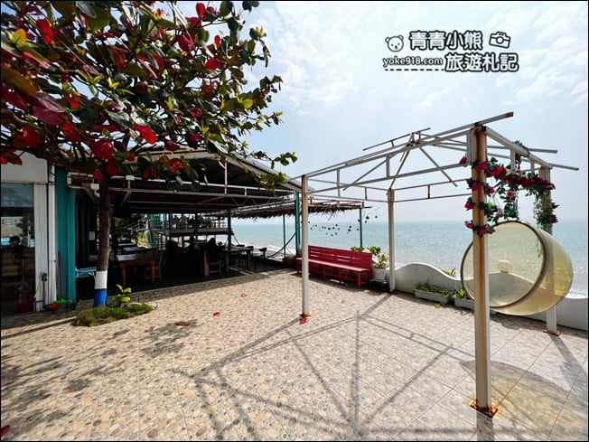 墾丁景點》茉莉灣海景咖啡．無敵海景這裡賞，還有觀海盪鞦韆~看海放空去 @青青小熊＊旅遊札記
