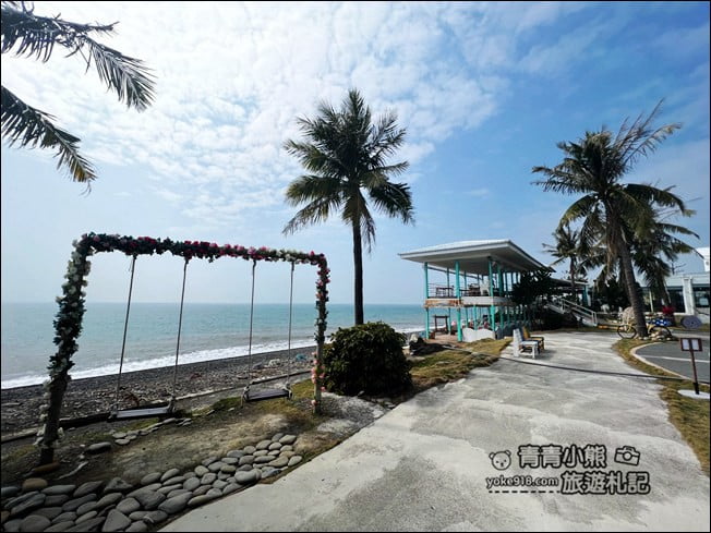 墾丁景點》茉莉灣海景咖啡．無敵海景這裡賞，還有觀海盪鞦韆~看海放空去 @青青小熊＊旅遊札記