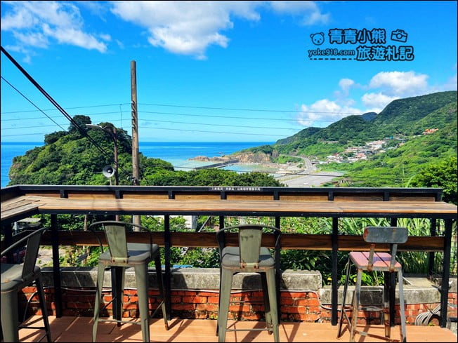 新北景點》玫瑰山城柑仔店．來車站裡喝咖啡~山景海景盡收眼底 @青青小熊＊旅遊札記