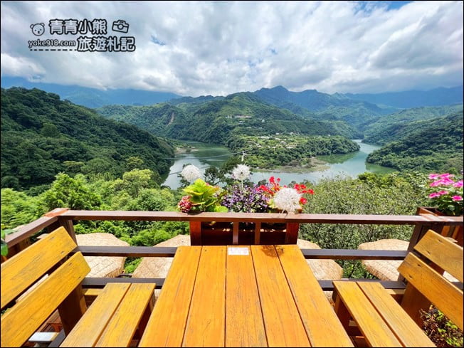 桃園景點》森鄰水岸景觀咖啡廳．情侶約會推薦~湖光山色太迷人 @青青小熊＊旅遊札記