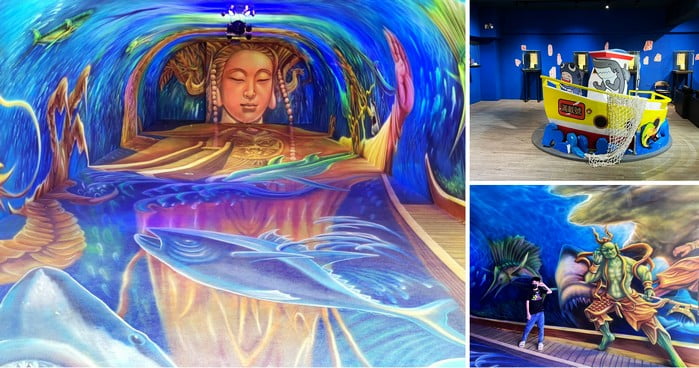 宜蘭打卡景點》媽祖海洋彩繪超逼真，祝大漁物產館拍照去 @青青小熊＊旅遊札記