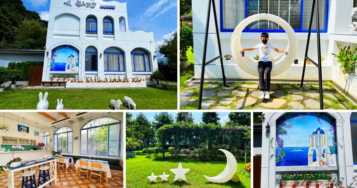 南投景點》馨之所向許願花莊園，濃濃地中海風情~南投埔里私房咖啡 @青青小熊＊旅遊札記