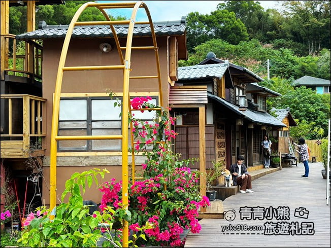 苗栗景點》莫內秘密花園．日式街道.歐式建築.地中海風情~愛拍照的朋友別錯過了 @青青小熊＊旅遊札記