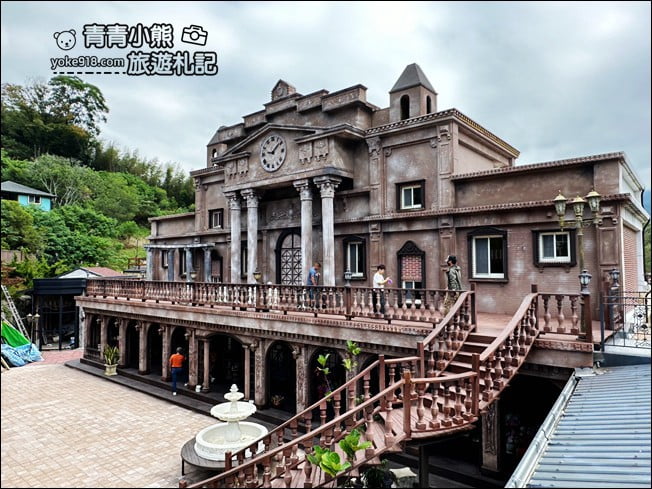 苗栗景點》莫內秘密花園．日式街道.歐式建築.地中海風情~愛拍照的朋友別錯過了 @青青小熊＊旅遊札記