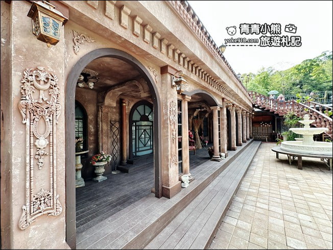 苗栗景點》莫內秘密花園．日式街道.歐式建築.地中海風情~愛拍照的朋友別錯過了 @青青小熊＊旅遊札記