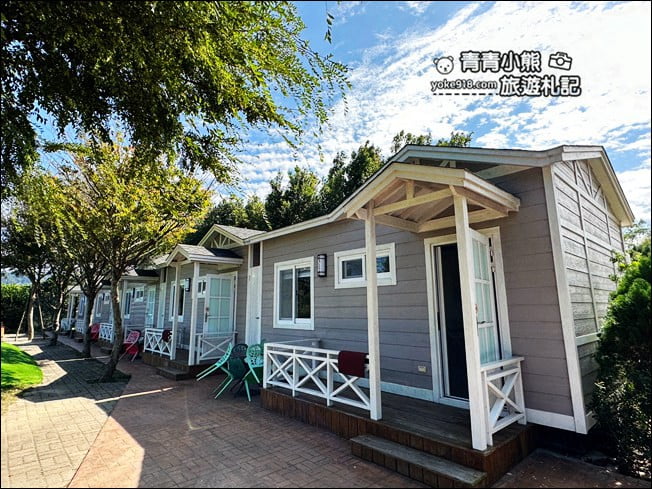 苗栗景點》藍鵲渡假莊園．最新開放的星空透明玻璃屋，還有彩色合掌村 @青青小熊＊旅遊札記