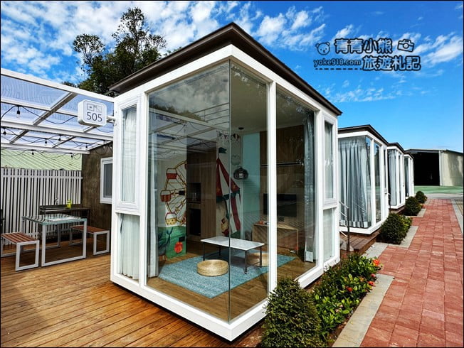 苗栗景點》藍鵲渡假莊園.最新開放的星空透明玻璃屋,還有彩色合掌村 @青青小熊*旅遊札記 苗栗景點》藍鵲渡假莊園.最新開放的星空透明玻璃屋,還有彩色合掌村 @青青小熊*旅遊札記