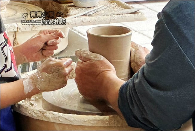 高雄景點》美濃原鄉緣紙傘文化村，有彩繪，有手拉胚還有客家美食跟擂茶 @青青小熊＊旅遊札記