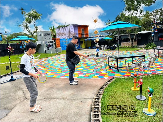 南投景點》機器人創藝園區．小男生的機器人夢想園區~還有好多小遊戲 @青青小熊＊旅遊札記