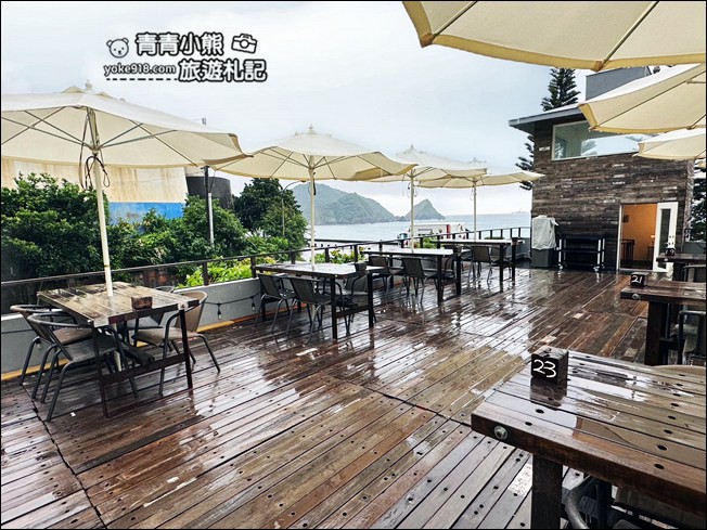 宜蘭新景點》蘇澳笑ㄟCafe．海景咖啡廳~內埤海灘旁，夏天看海好去處 @青青小熊＊旅遊札記
