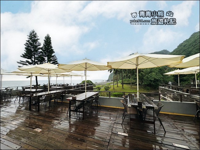 宜蘭新景點》蘇澳笑ㄟCafe．海景咖啡廳~內埤海灘旁，夏天看海好去處 @青青小熊＊旅遊札記
