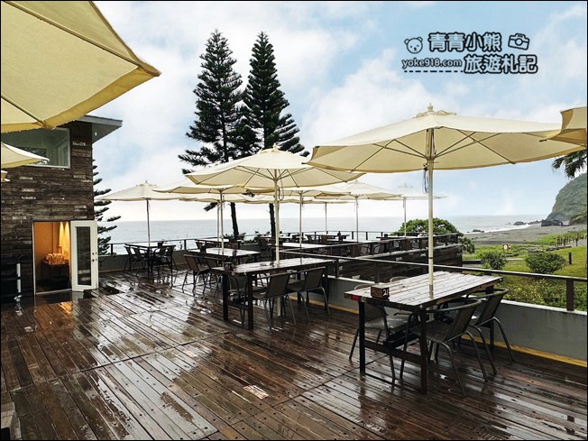 宜蘭新景點》蘇澳笑ㄟCafe．海景咖啡廳~內埤海灘旁，夏天看海好去處 @青青小熊＊旅遊札記