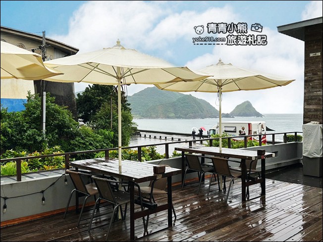 宜蘭新景點》蘇澳笑ㄟCafe．海景咖啡廳~內埤海灘旁，夏天看海好去處 @青青小熊＊旅遊札記