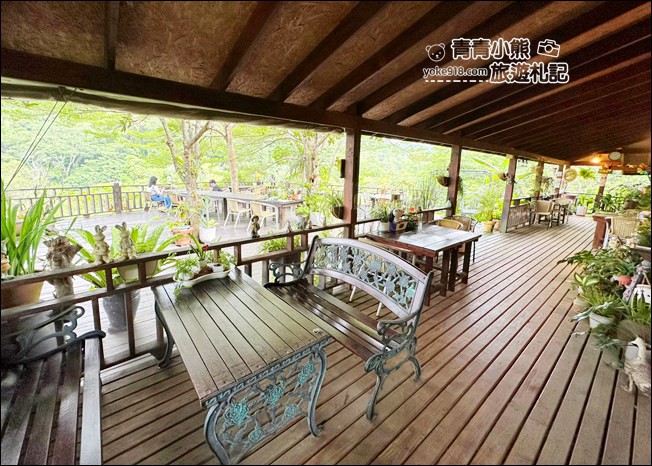 苗栗景點》在水一方咖啡屋，隱藏在山中秘境的森林咖啡館 @青青小熊＊旅遊札記
