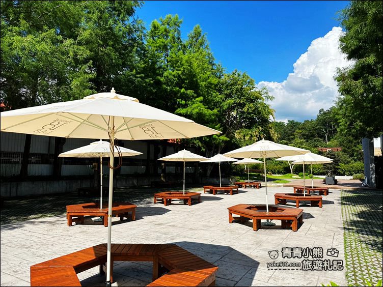 南投新景點》埔里Feeling18 LAB-烘焙研究所,在玻璃屋內的甜點實驗室喝下午茶 @青青小熊*旅遊札記