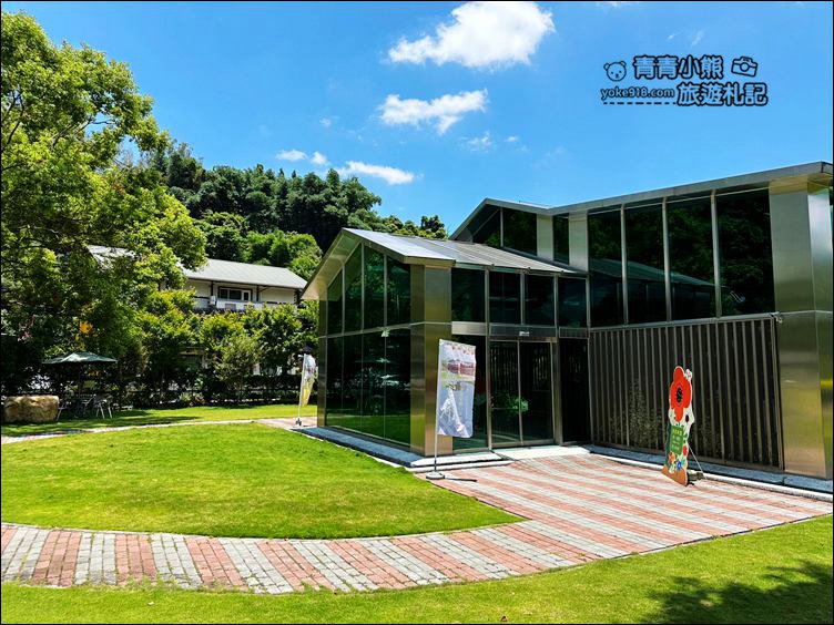 南投新景點》日月迎賓公益園區，來埔里免費喝咖啡逛逛玻璃屋~還有六星級廁所 @青青小熊＊旅遊札記