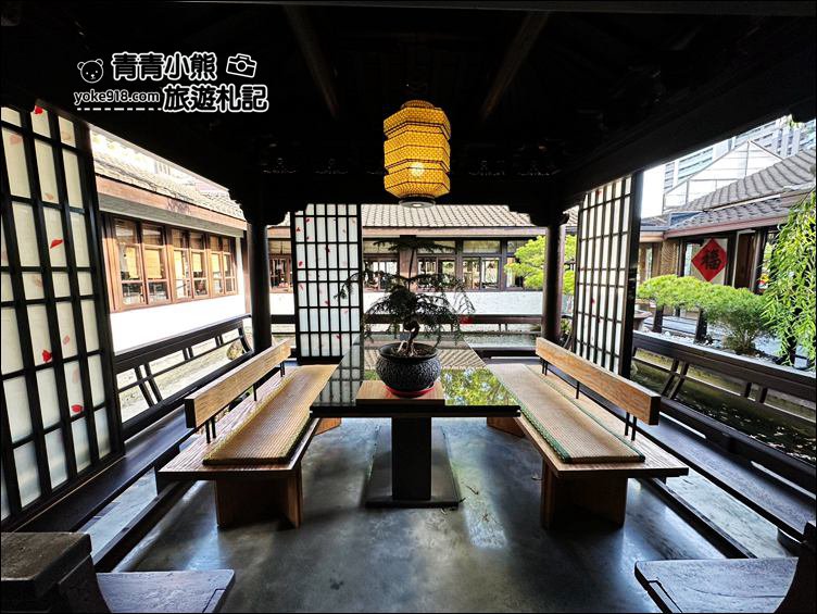 台中景點》匠屋燒肉(已更名月見里山) 崇德店，充滿和風有日式庭園的美味燒肉~這家氣氛也很不錯 @青青小熊＊旅遊札記