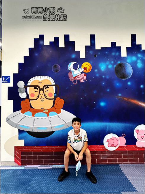 嘉義新景點》可愛的丸聚星球．搭上火箭~前往繽紛色彩的巨大丸子星球探險去 @青青小熊＊旅遊札記
