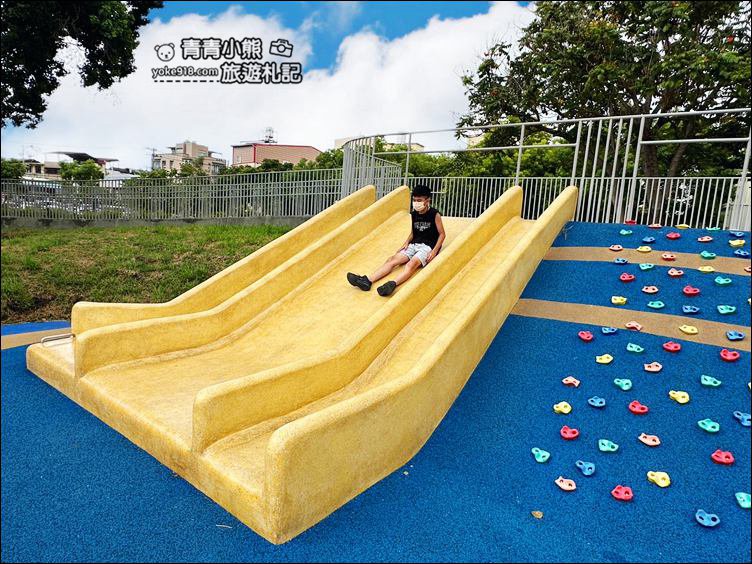 彰化新景點》兔馬鹿公園~大沙池.三層樓的刺激溜滑梯.還有極速滑索好熱門 @青青小熊＊旅遊札記