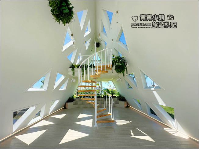台南景點》三角御飯糰玻璃屋．台南美美的玻璃屋~免門票IG網美風好好拍 @青青小熊＊旅遊札記