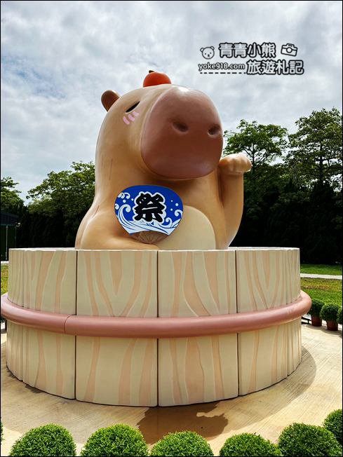 桃園景點》好可愛的萌萌村登場.大量萌寵出沒,水豚太療癒了 @青青小熊*旅遊札記